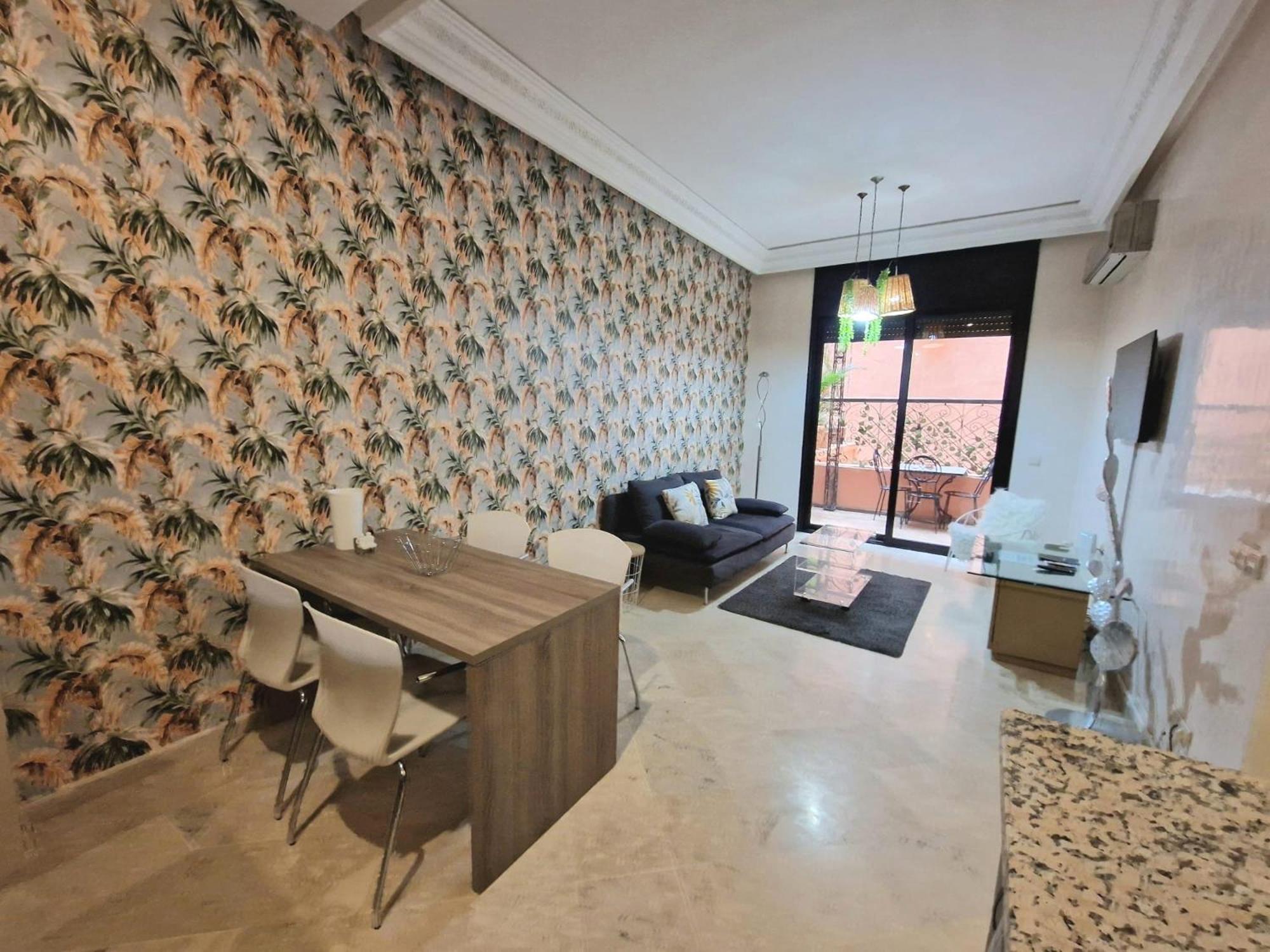 Superbe Appartement Piscine Gueliz Marrakesh Eksteriør bilde