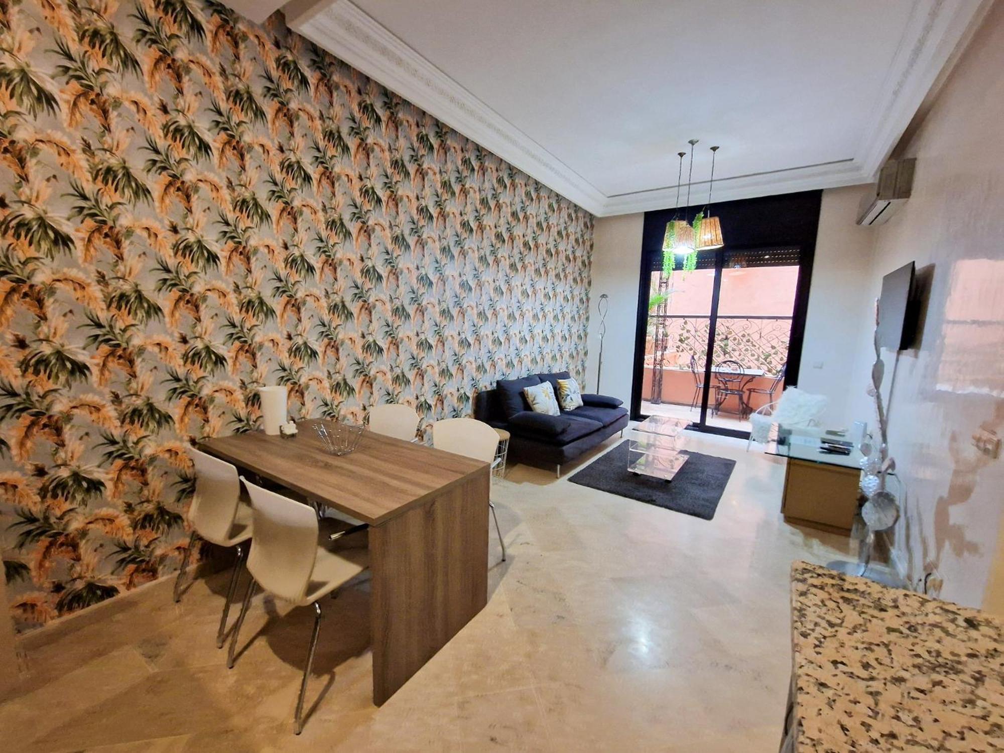 Superbe Appartement Piscine Gueliz Marrakesh Eksteriør bilde