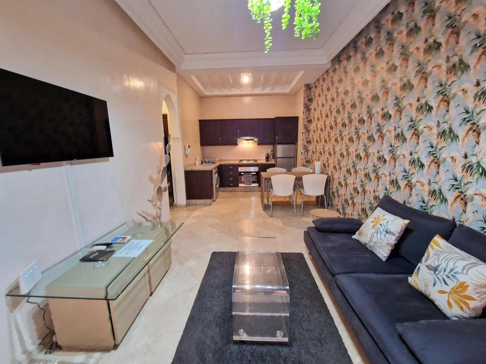 Superbe Appartement Piscine Gueliz Marrakesh Eksteriør bilde